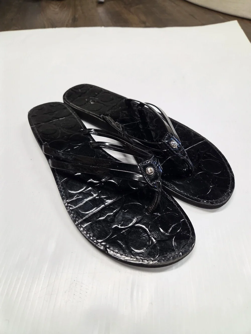 Coach black signature